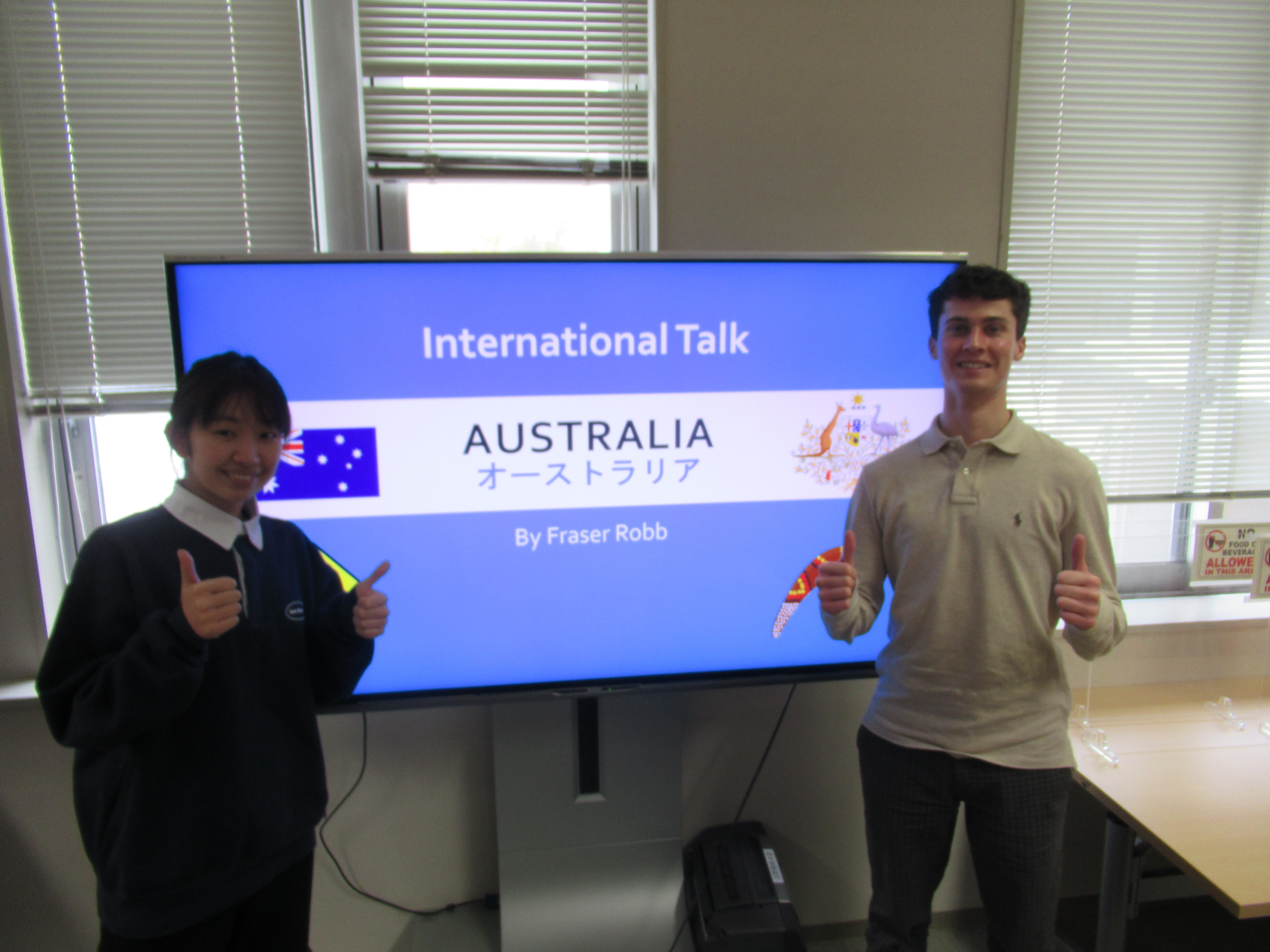 International Talk: Lets learn about Australia online!